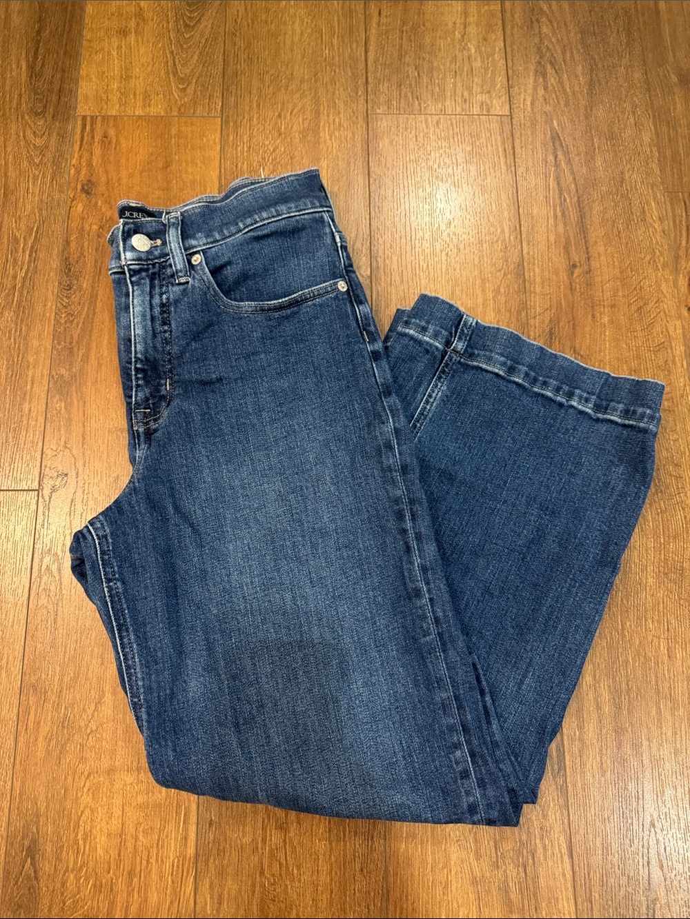 J.Crew | Classic Wide-Leg Signature Stretch Jeans Dark Wash | 28P